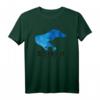 HapKoala Borkum Koordinaten Karte Polygon T-Shirt – Maritimes Inselmotiv für Urlaub & Souvenir an der Nordsee
