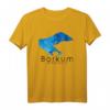 HapKoala Borkum Koordinaten Karte Polygon T-Shirt – Maritimes Inselmotiv für Urlaub & Souvenir an der Nordsee
