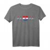 Kroatien Urlaub Herzschlag T-Shirt mit kroatischer Flagge – Perfektes Geschenk für Kroatien-Fans, Reisende & Stolze Kroaten