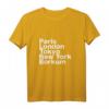 Paris London Tokyo New York Borkum T-Shirt - Persönliches Reiseziel Geschenk für Urlaub, Weihnachten, Vatertag, Muttertag, Ostern & Geburtstag