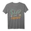 SUP ist my therapy Paddel T-Shirt – Cooles Geschenk für SUP- und Kayak-Fans, Männer und Frauen