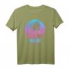 Malibu California Vintage Retro Palm Tree Beach T-Shirt – Perfekt für Strand, Surfen & Sommerurlaub, 80er/90er Style