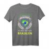 Brasilien Brasilianische Flagge T-Shirt – Urlaubs- und Auswanderer-Souvenir, Perfekt als Geschenk für Brasilien-Liebhaber