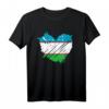 Usbekistan Flagge T-Shirt – I Love It in My DNA – Patriotisches Geschenk für Usbeken zum Geburtstag, Jahrestag & mehr