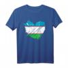 Usbekistan Flagge T-Shirt – I Love It in My DNA – Patriotisches Geschenk für Usbeken zum Geburtstag, Jahrestag & mehr