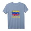 Venezuela Venezolanische 7-Sterne-Flagge Langarmshirt - Klassisch geschnitten, perfekt als Geburtstagsgeschenk für Venezuela-Fans