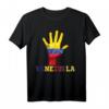 VENEZUELA Hand Up Flag T-Shirt - I Love Venezuela Travel Tee for National Pride, Sports Fans & Souvenirs