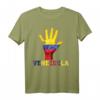 VENEZUELA Hand Up Flag T-Shirt - I Love Venezuela Travel Tee for National Pride, Sports Fans & Souvenirs