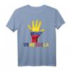 VENEZUELA Hand Up Flag T-Shirt - I Love Venezuela Travel Tee for National Pride, Sports Fans & Souvenirs