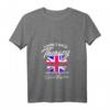 Damen T-Shirt mit Englischer Flagge und V-Ausschnitt – Perfektes Geschenk für England-Liebhaber und Großbritannien-Reisende