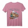 Weihnachtlicher Zug T-Shirt für Damen, Kinder & Herren - Lustiges Eisenbahn Motiv für Weihnachten, Xmas & Festtagsfeiern