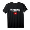 Vietnam Flagge T-Shirt für Damen, Herren und Kinder – Klassisch geschnitten, langlebig mit doppelt genähtem Saum