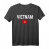 Vietnam Flagge T-Shirt für Damen, Herren und Kinder – Klassisch geschnitten, langlebig mit doppelt genähtem Saum