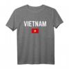 Vietnam Flagge T-Shirt für Damen, Herren und Kinder – Klassisch geschnitten, langlebig mit doppelt genähtem Saum