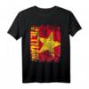 Vietnam Flagge T-Shirt für Damen, Herren & Kinder - Klassisch geschnitten, doppelt genähter Saum