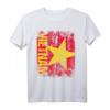 Vietnam Flagge T-Shirt für Damen, Herren & Kinder - Klassisch geschnitten, doppelt genähter Saum