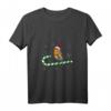 Damen Rotkehlchen Weihnachten T-Shirt mit Vogel Motiv - Perfektes Geschenk für Naturliebhaber, Vogelbeobachter & Weihnachtsfans