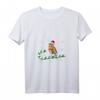 Damen Rotkehlchen Weihnachten T-Shirt mit Vogel Motiv - Perfektes Geschenk für Naturliebhaber, Vogelbeobachter & Weihnachtsfans