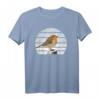 Rotkehlchen Vogel T-Shirt für Vogelliebhaber und Naturfreunde – Perfektes Geschenk für Ornithologen, Biologen und Vogelbeobachter