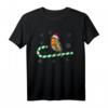 Rotkehlchen Weihnachten Vogel Beobachten Singvögel Geschenk T-Shirt – Perfekt für Naturliebhaber, Vogelbeobachter & Weihnachtsfans