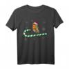 Rotkehlchen Weihnachten Vogel Beobachten Singvögel Geschenk T-Shirt – Perfekt für Naturliebhaber, Vogelbeobachter & Weihnachtsfans