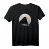 Amsel Vogel Zeichnung T-Shirt - Perfektes Geschenk für Vogelbeobachter, Ornithologen & Naturliebhaber zu Weihnachten