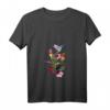 Damen Kolibri Vogel Liebhaber Tropische Vögel Beobachter T-Shirt mit V-Ausschnitt - Farbenfrohes Frühlingsgeschenk für Natur- und Vogelenthusiasten