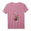 Damen Kolibri Vogel Liebhaber Tropische Vögel Beobachter T-Shirt mit V-Ausschnitt - Farbenfrohes Frühlingsgeschenk für Natur- und Vogelenthusiasten