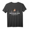 Rotkehlchen Herzschlag Ornithologie Vogelbeobachter T-Shirt – Lustiges Vogelbeobachtung Design für Vogelliebhaber