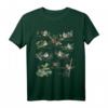 Gartenvögel T-Shirt mit Aquarell Vogelmotiven – Perfekt für Vogelbeobachter, Naturschützer und Tierfreunde