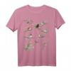 Gartenvögel T-Shirt mit Aquarell Vogelmotiven – Perfekt für Vogelbeobachter, Naturschützer und Tierfreunde