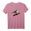 Blaumeise Vogel Beobachten Singvögel T-Shirt - Perfektes Geschenk für Natur- und Vogel-Liebhaber beim Beobachten & Füttern