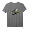 Blaumeise Vogel Beobachten Singvögel T-Shirt - Perfektes Geschenk für Natur- und Vogel-Liebhaber beim Beobachten & Füttern