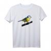 Blaumeise Vogel Beobachten Singvögel T-Shirt - Perfektes Geschenk für Natur- und Vogel-Liebhaber beim Beobachten & Füttern