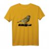 Grünfink Vogel Beobachten Sperling Ornithologie T-Shirt – Perfektes Geschenk für Vogel- und Naturliebhaber beim Beobachten und Füttern
