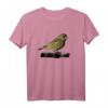 Grünfink Vogel Beobachten Sperling Ornithologie T-Shirt – Perfektes Geschenk für Vogel- und Naturliebhaber beim Beobachten und Füttern
