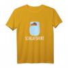Rotkehlchen Kuschelt mit Teddybär Schlafanzug Nachthemd T-Shirt – Bequeme Vogelmotiv Schlafkleidung für Ornithologen, Vogelliebhaber & Naturfreunde