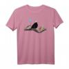 Gemalte Amsel feiert mit Freunden Party - Farbige Vogelmotive Geburtstags T-Shirt für Vogelliebhaber, Ornithologen und Naturfreunde
