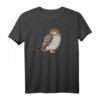 Eule Vogelzeichnung T-Shirt – Perfektes Geschenk für Vogelbeobachter, Ornithologen & Naturschützer