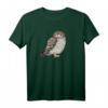 Eule Vogelzeichnung T-Shirt – Perfektes Geschenk für Vogelbeobachter, Ornithologen & Naturschützer