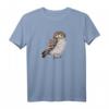 Eule Vogelzeichnung T-Shirt – Perfektes Geschenk für Vogelbeobachter, Ornithologen & Naturschützer
