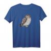 Eule Vogelzeichnung T-Shirt – Perfektes Geschenk für Vogelbeobachter, Ornithologen & Naturschützer