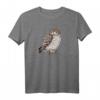 Eule Vogelzeichnung T-Shirt – Perfektes Geschenk für Vogelbeobachter, Ornithologen & Naturschützer