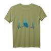 EKG Herzschlag Eule T-Shirt – Perfektes Geschenk für Vogelliebhaber, Ornithologen und Naturfreunde zu Weihnachten und Geburtstag