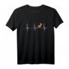 Wiedehopf Bird Heartbeat EKG Pulse T-Shirt für Vogelbeobachter, Ornithologen und Naturfreunde – Perfekt für Naturliebhaber & Tierschutz-Enthusiasten