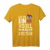 Vogel im Menschenkostüm T-Shirt – Für Vogelliebhaber, Vogelzüchter & Vogelbesitzer, lustiges Design für Papageien- und Sittichfreunde