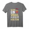 Vogel im Menschenkostüm T-Shirt – Für Vogelliebhaber, Vogelzüchter & Vogelbesitzer, lustiges Design für Papageien- und Sittichfreunde