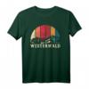 Westerwald T-Shirt Geschenk Wandern Berge - Vintage Style für Wanderer, Skifahrer & Wintersportler