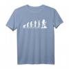 Wanderer Evolution T-Shirt – Lustiges Geschenk für Wanderer und Natur-Liebhaber