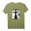 Süße Schwarze Katze Katzenmama Zauberer 'ZAUBERKATZE' T-Shirt – Lustiges Geschenk für Katzenliebhaber, Zauberer und Magier